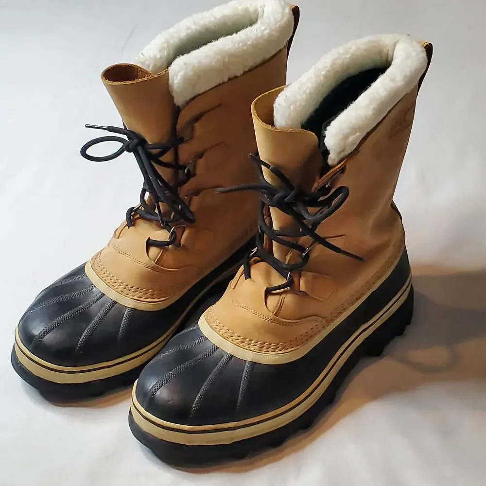 Sorel Men's Size 13 Caribou Waterproof Winter Boots